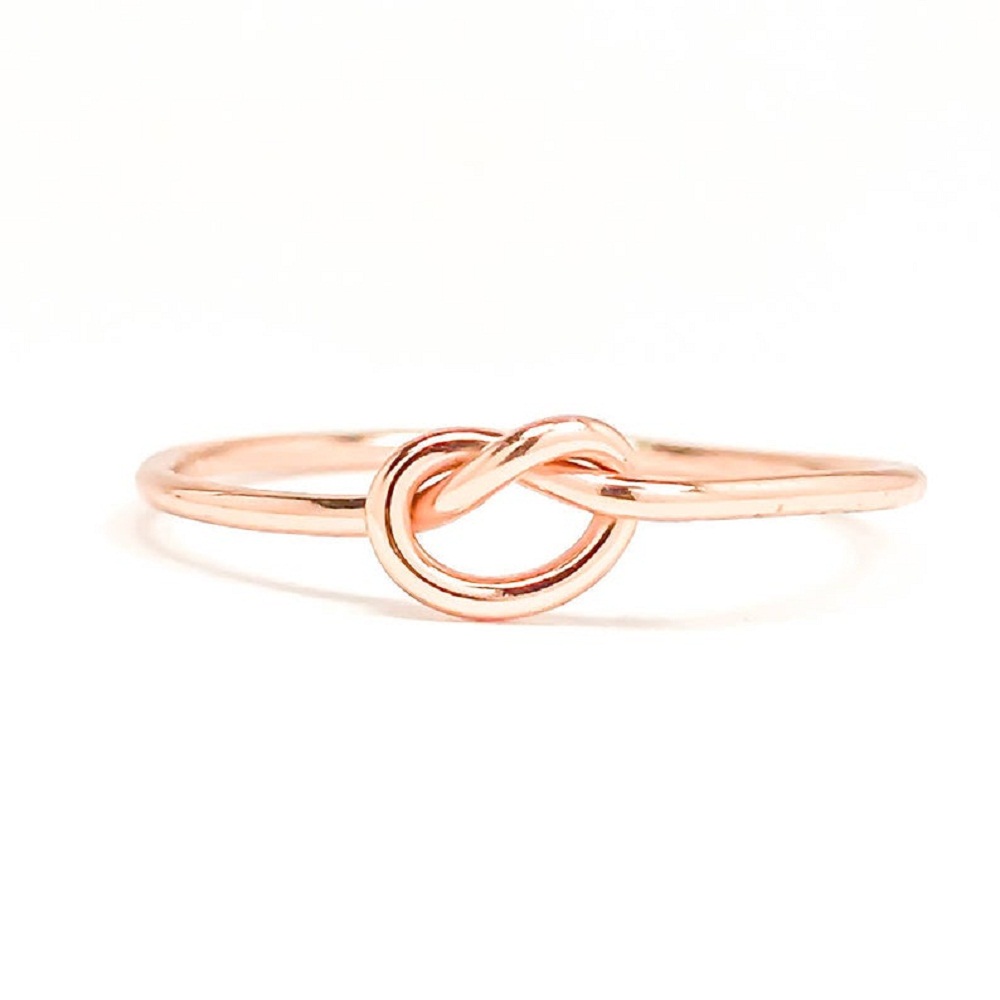 Heart knot ring