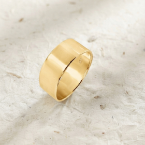 Minimalist 925 Sterling Silver Wide Band Ring, Plain Polished Silver Stacking Ring, Unisex Solid Silver Band, Thick Silver Ring for Her Him