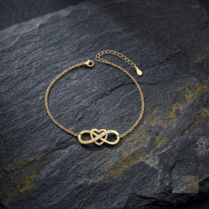 I Love You Mom Infinity Heart Bracelet, Rose Gold Plated Personalized Mother's Day Gift, Minimalist Jewelry for Mom, Meaningful Gift for Her