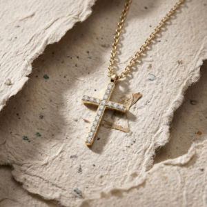 Dainty Silver Cross Necklace for Women, Minimalist 925 Sterling Silver Cross Pendant, Sparkly Diamond Cz Cross, Christian Faith Jewelry Gift