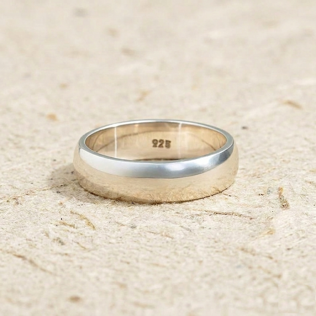 Minimalist Wedding Band, Simple Ring for Women, Dainty Stacking Ring, Everyday Jewelry, Birthday Gift for Her - Image 5