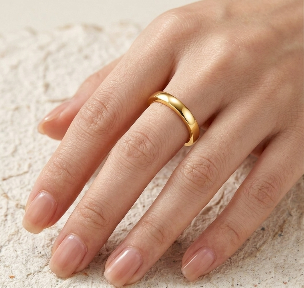Minimalist Silver Stacking Ring • Thin Sterling Silver Band • Dainty Thumb Ring for Her • Simple Everyday Jewelry • Gift for Best Friend - Image 4