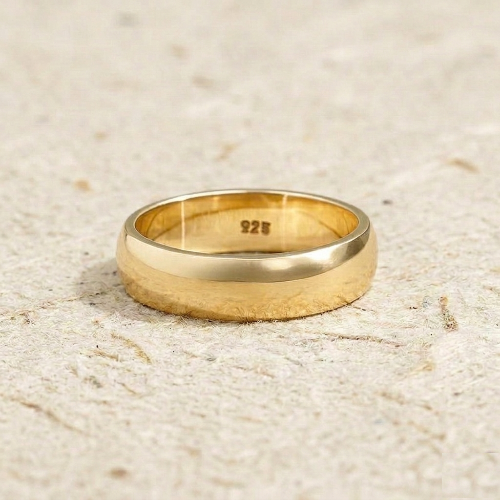 Minimalist Wedding Band, Simple Ring for Women, Dainty Stacking Ring, Everyday Jewelry, Birthday Gift for Her
