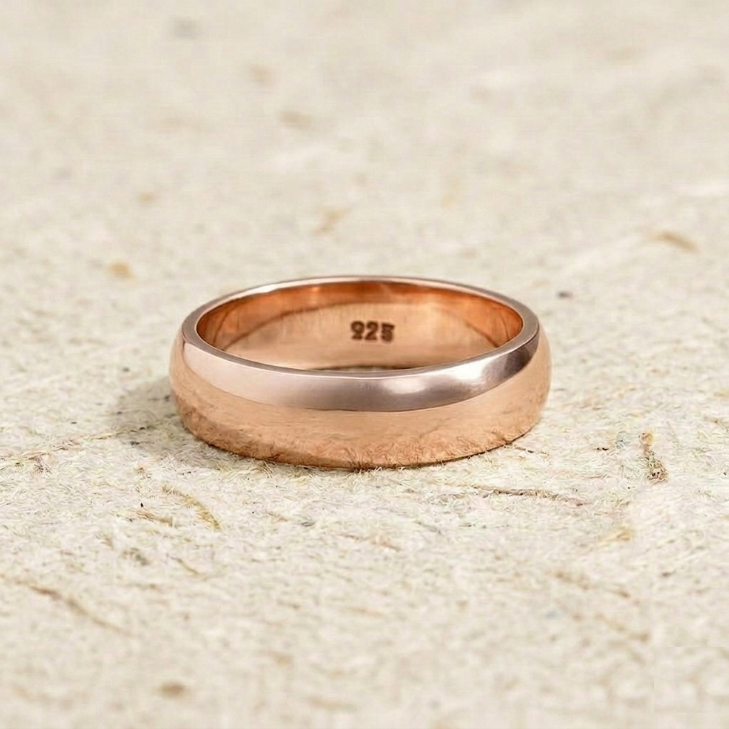 Minimalist Wedding Band, Simple Ring for Women, Dainty Stacking Ring, Everyday Jewelry, Birthday Gift for Her - Image 2