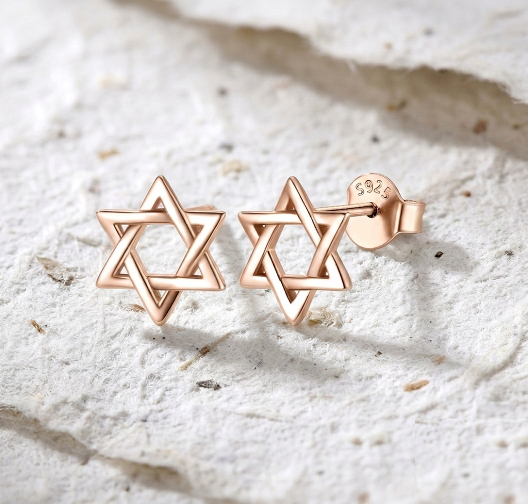 925 Sterling Silver Star Stud Earrings for Women, Small Dainty Earrings, Jewelry Gift for Her - Image 2