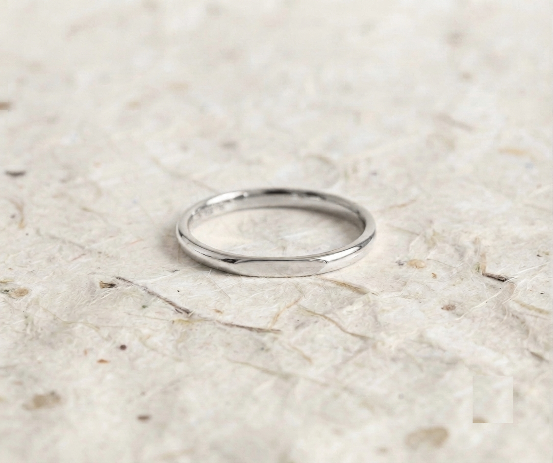 925 Sterling Silver Ring, Minimalist Stacking Band, Dainty Everyday Ring, Simple Plain Silver Band, Thin Silver Ring for Women - Image 5