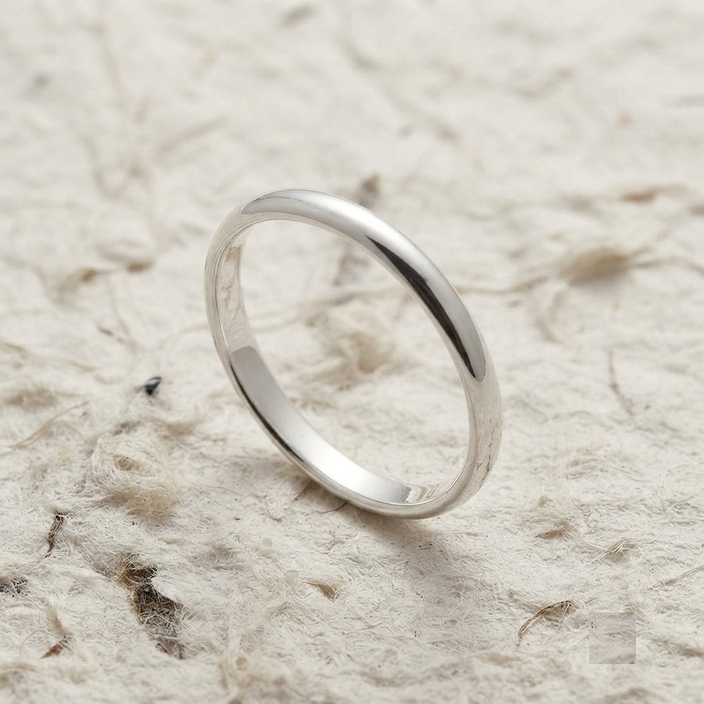 Dainty 925 Sterling Silver Ring, Minimalist Stacking Band, Thin Smooth Polished Ring, Simple Everyday Silver Jewelry - Image 4