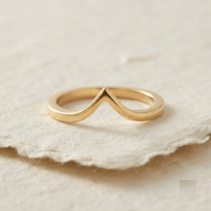 Minimalist V Band Ring, 925 Sterling Silver Chevron Ring, Dainty Stacking Ring, Geometric Arrow Ring, Simple Wedding Band, Minimalist Jewelr