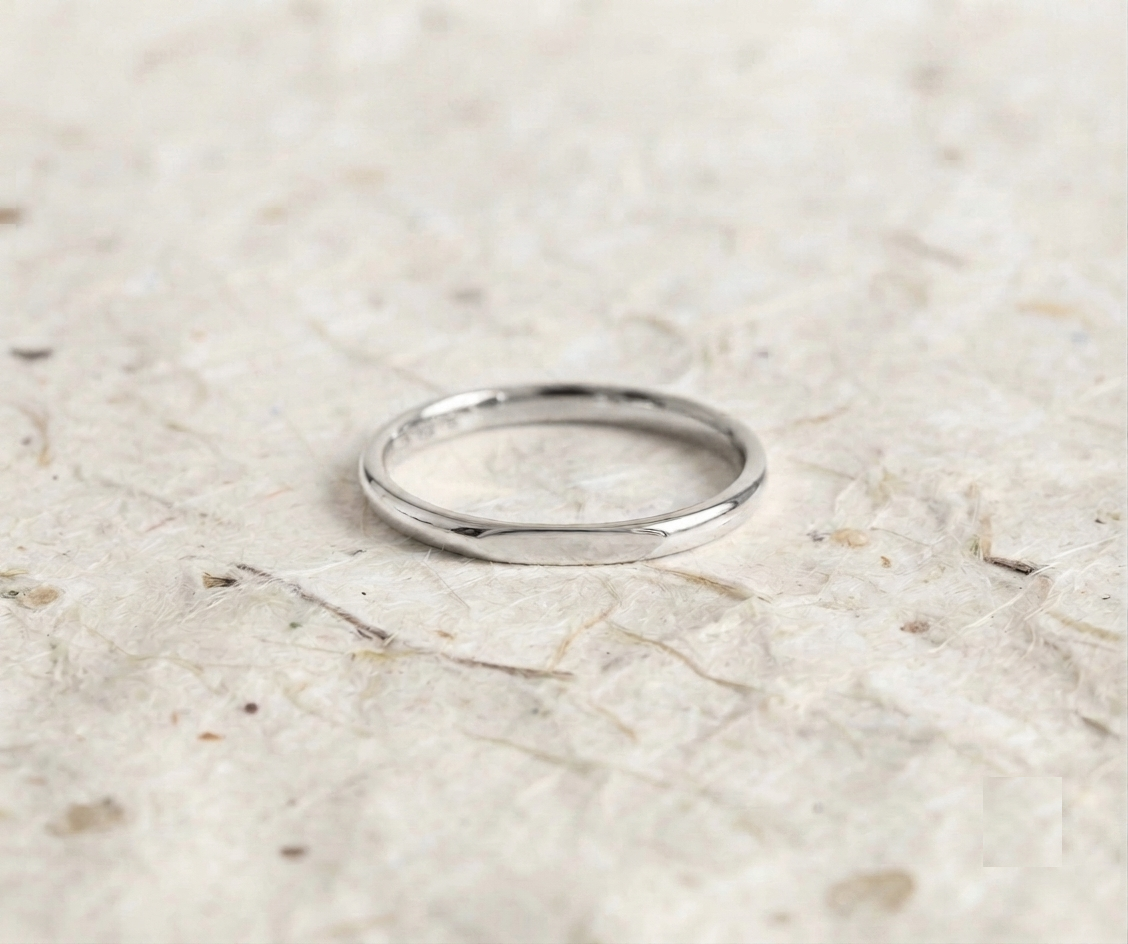 Minimalist 925 Sterling Silver Dainty Stacking Ring - Simple Thin Plain Band, Everyday Minimal Jewelry, Sleek Wedding Band for Women - Image 5