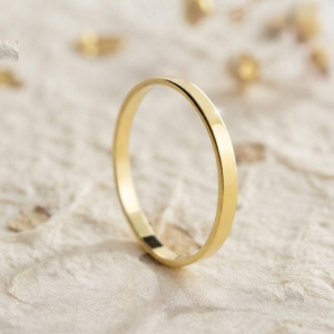 925 Sterling Silver Minimalist Ring | Dainty Flat Band | Thin Stacking Ring | Everyday Simple Band | Handmade Jewelry