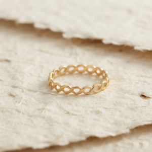 Dainty 925 Sterling Silver Infinity Twist Ring, Minimalist Braided Stacking Band, Interlocking Eternity Ring, Everyday Minimalist Jewelry
