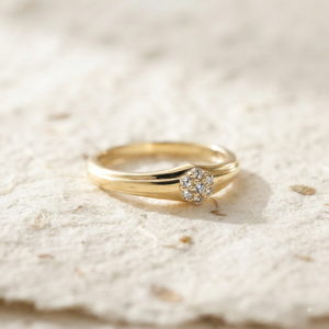 Dainty Cluster Ring | 925 Sterling Silver Ring | Minimalist Diamond Alternative Ring | Small Cluster Engagement Ring | Dainty Stacking