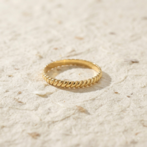 Minimalist Twisted Rope Ring, 925 Sterling Silver Stacking Band, Dainty Everyday Jewelry, Minimalist Textured Ring for Women