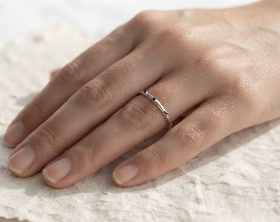 925 Sterling Silver Double Heart RingDaintyOpen Adjustable Heart Wrap Ring, Minimalist Love RinCute Valentine Gift for Her, Handmade Jewelry - Image 3