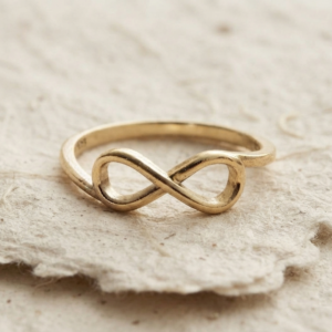 925 Sterling Silver Infinity Ring, Dainty Minimalist Forever Band, Endless Love Ring, Promise Ring for Women, Delicate Everyday Jewelry